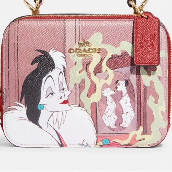 Coach Disney X Coach Box Crossbody With Cruella Motif - Picture 2 of 5
